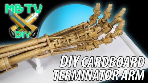 Terminator Arm DIY Cardboard Sculpture -Project Overview-...