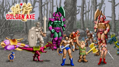 Classic Gaming Action with Golden Axe on the Atari ST