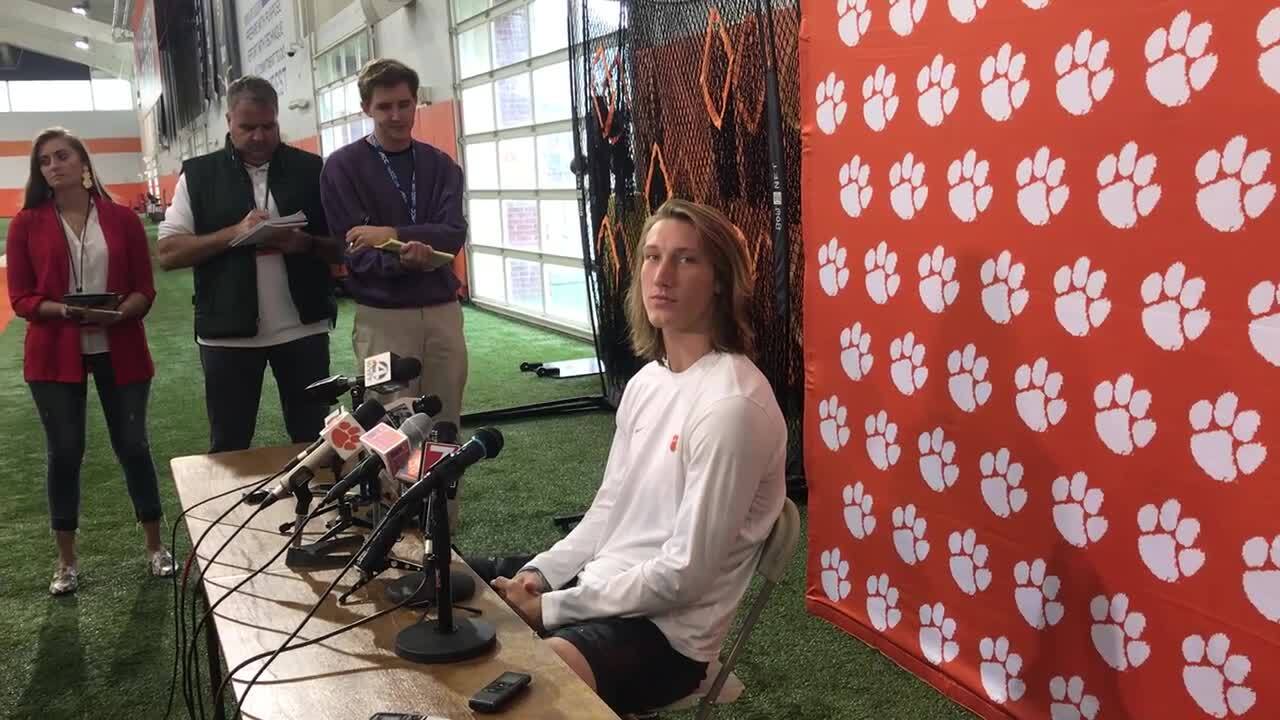 Clemson Football Qb Trevor Lawrence Previews Boston College The State 