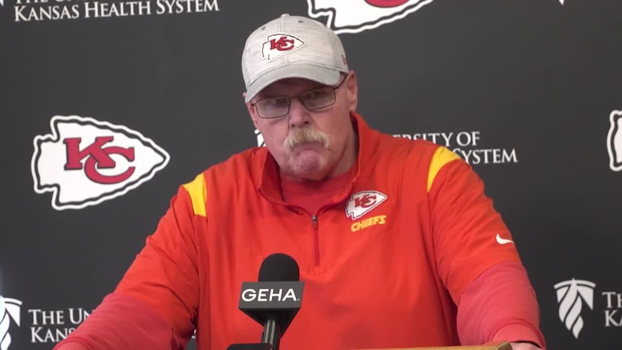 Kansas City Chiefs' Andy Reid talks RB Clyde Edwards-Helaire's absence