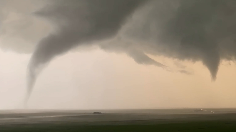 Drone captures twin tornadoes forming in Oklahoma storm | AccuWeather