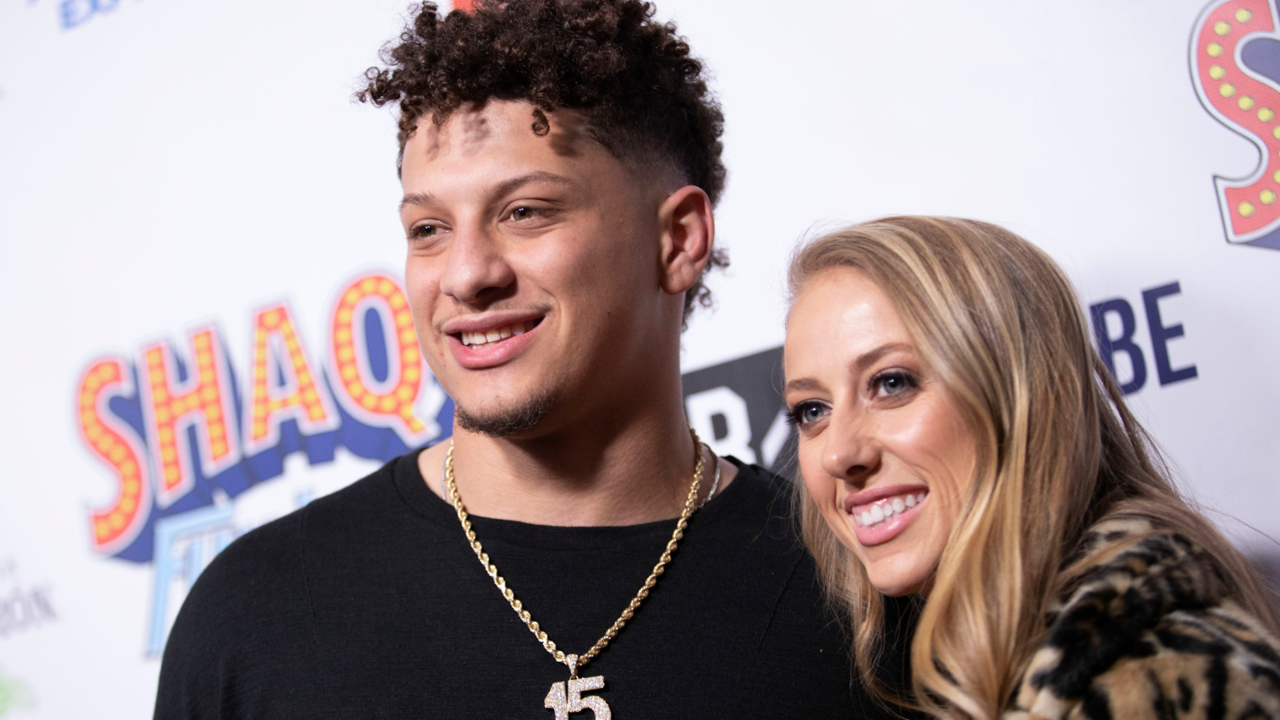 Chaney - Patrick Mahomes as a baby with mom and dad.