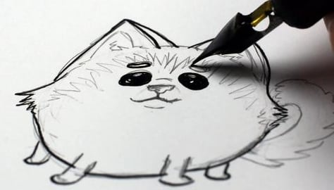 Inktober Day 6 Husky
