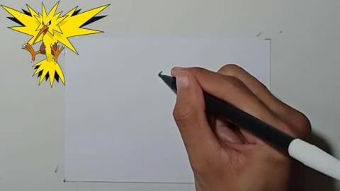 Drawing Pokemon Zapdos