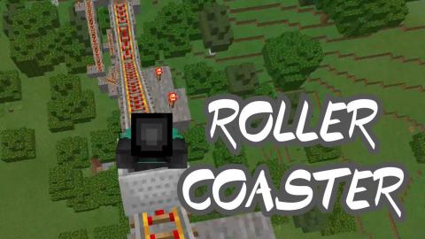 EPIC ROLLER COASTER!  Minecraft Build Showcase
