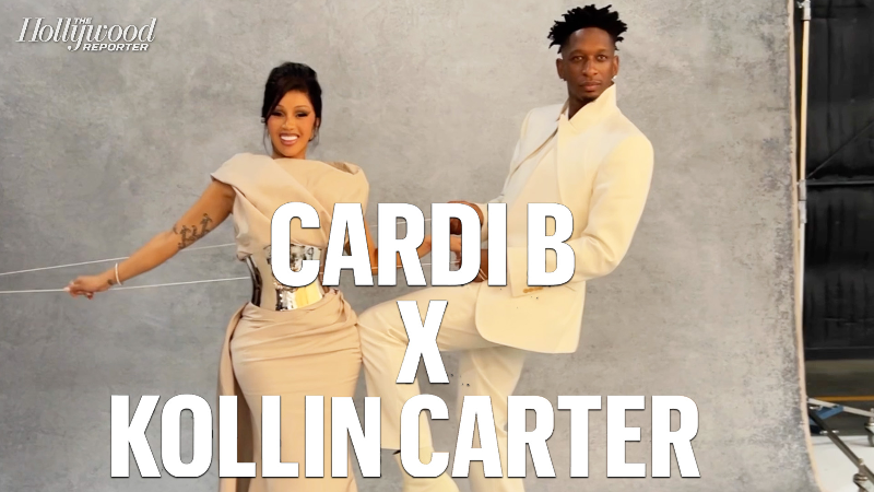 Cardi B & Stylist Kollin Carter Talk Most Iconic Red Carpet Moment, Fashion Inspirations & More | THR Video