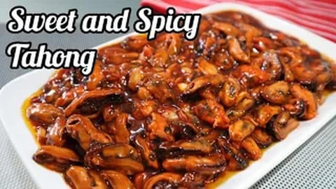 SUPER QUICK AND EASY SWEET AND SPICY TAHONG _ Filipino Re...