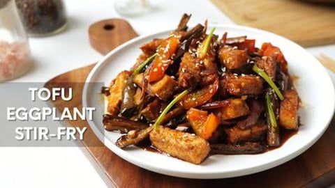 Tofu and Eggplant Stir-fry Recipe