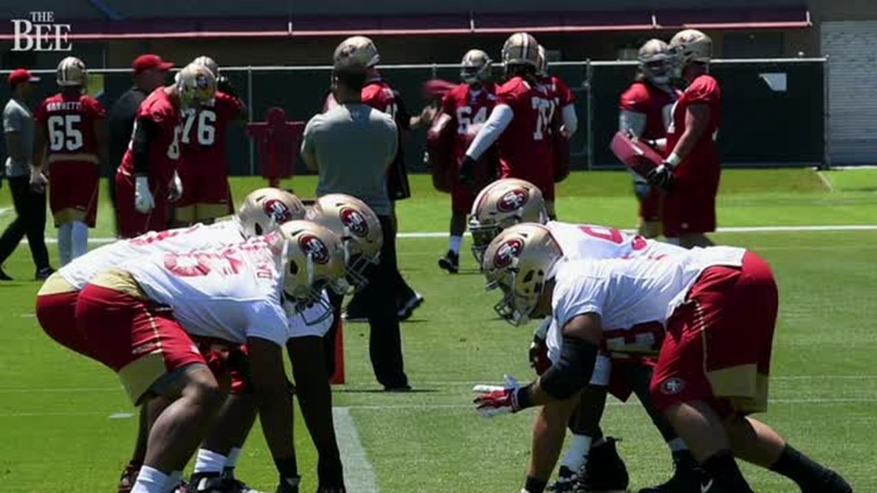 49ers training camp report: Tim Hightower -- not Carlos Hyde -- on field  for first play of practice