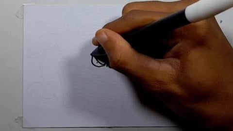 Drawing PIRATE OCTOPUS GRAFITI  shorts