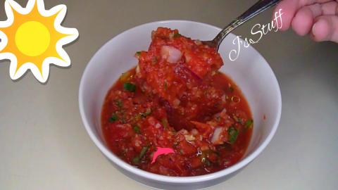 Low Carb, Vegetarian, Vegan, Gazpacho recipe try