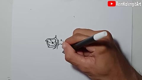 Drawing Grafity baby zombie character