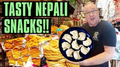 Nepali Snack Food in Chitwan Village!