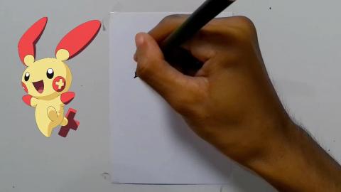 Drawing Pokemon Plusle