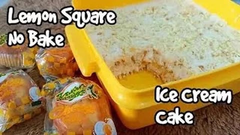 TBPH100 _ LEMON SQUARE ICE CREAM CAKE _ Filipino Food