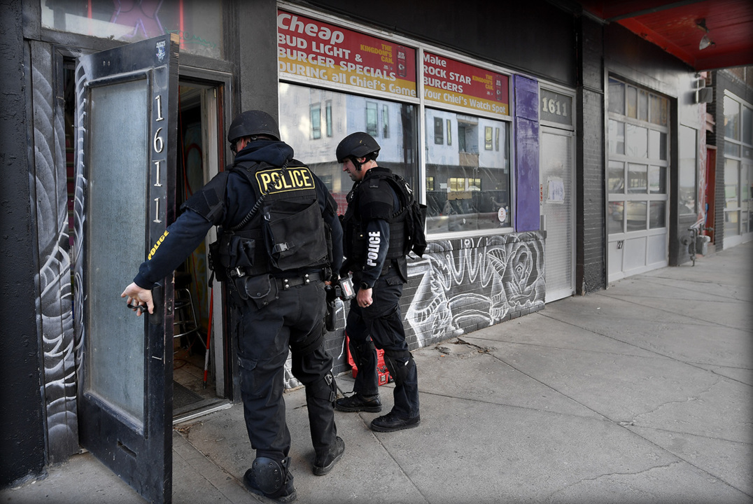 Kansas City police raid Rockstar Burgers in West Bottoms Kansas