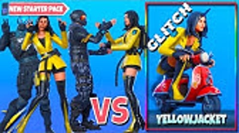 Fortnite NEW YELLOWJACKET Starter Pack VS ALL 10 Old Pack...