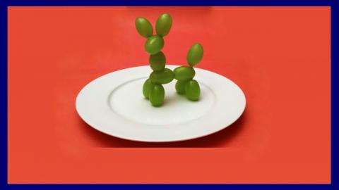 The Ai Magic as Turned the Grape Balloon Dog into a... 