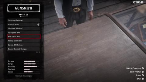 Red Dead Redemption 2 Full Gun Customization (Gold Guns)