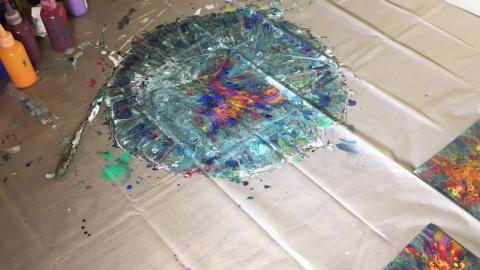 2020 Fluid Art #20 - Drip Smashes - Canvas Panel Dips 