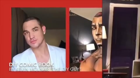 Comic Book Makeup Transformation by Kevin Molnar "The DIY...