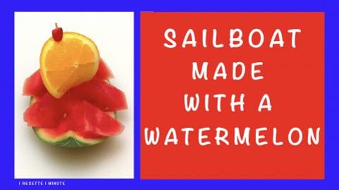 Sailboat Made with a Watermelon / Kitchen Tricks, Party I...