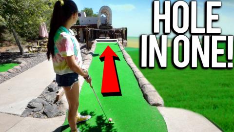 Back To Back Mini Golf Hole In One at Colorado Journey! -...