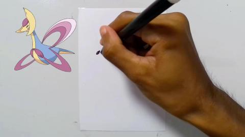 Draw Pokemon cresselia shorts