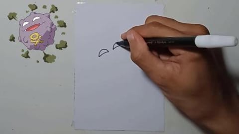Drawing Pokemon KOFFING #shorts