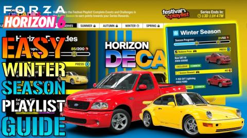 Forza Horizon 6_ EASY WINTER _Festival Playlist_ Guide! H...