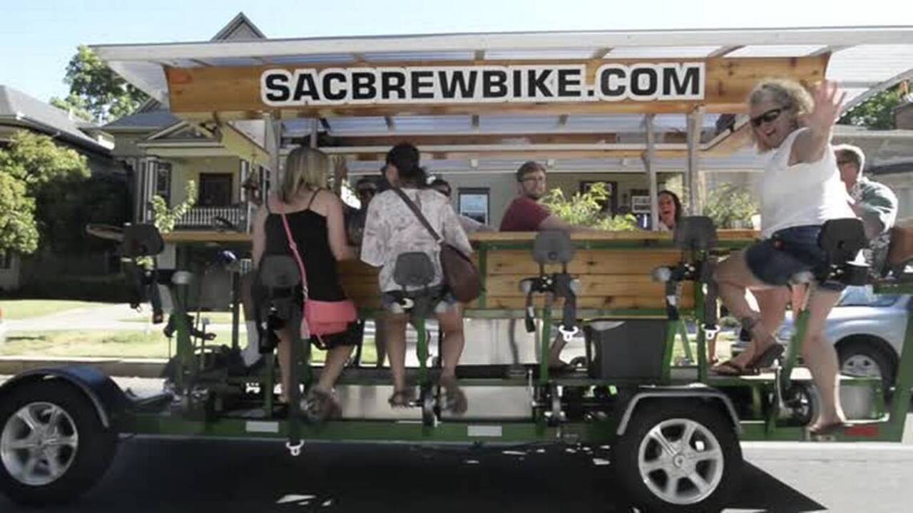 Sacramentans can now drink on beer bikes Sacramento Bee