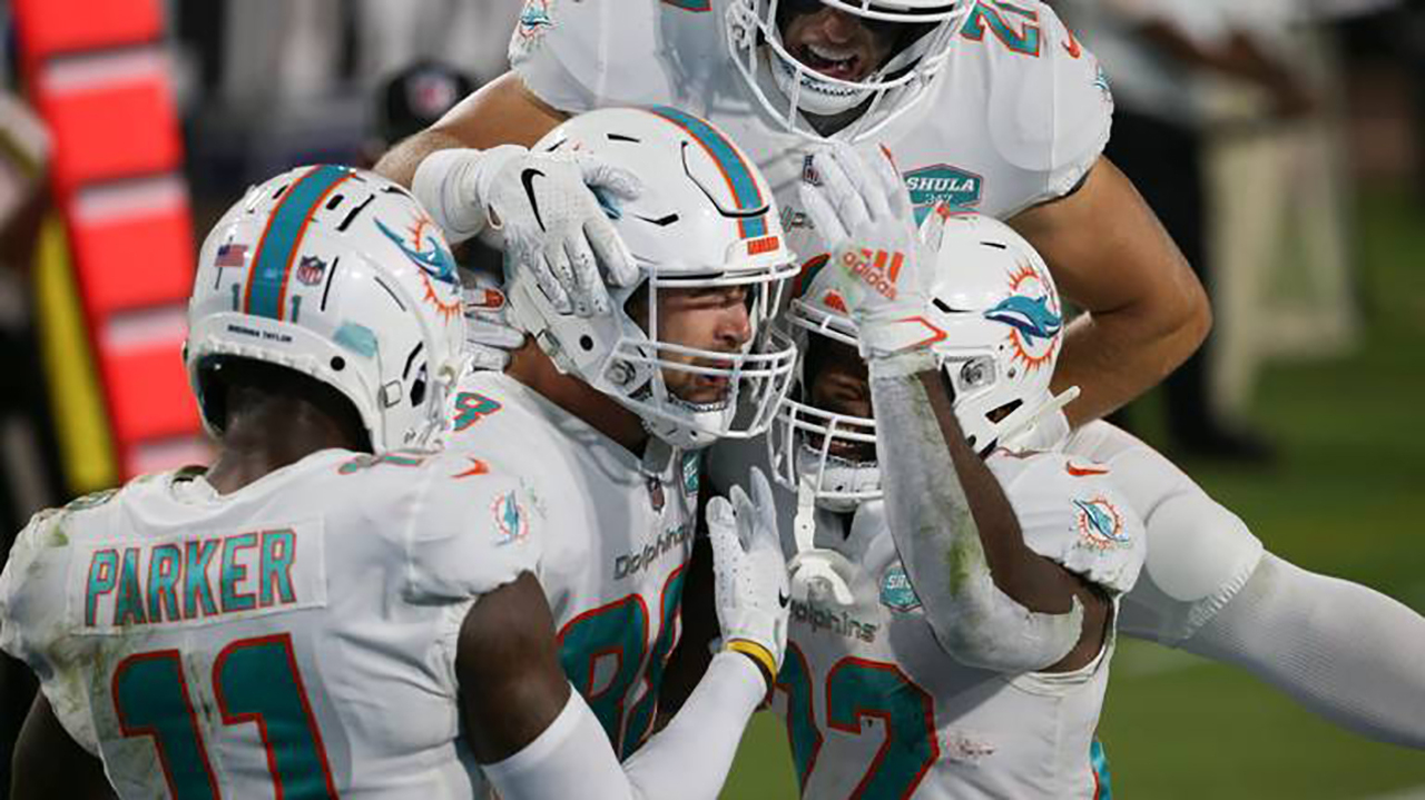 Dolphins' O-line much improved with 2 rookies, 2 free agents