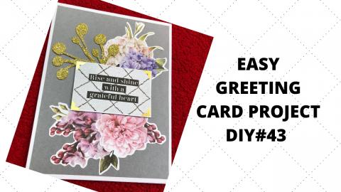 EASY GREETING CARD PROJECT DIY#43