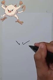 Drawing Pokemon MANKEY