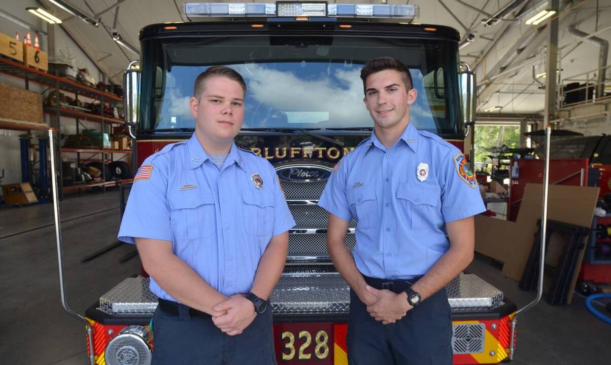 Former Bluffton High fire explorers remember graduationstopping job