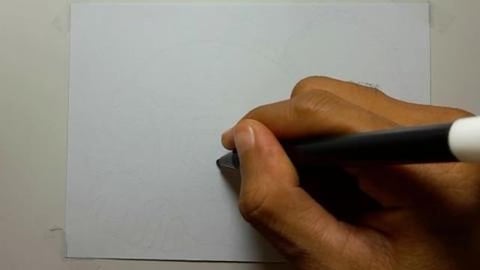 Drawing Graffiti Skull Head With Small Horsetail Bone