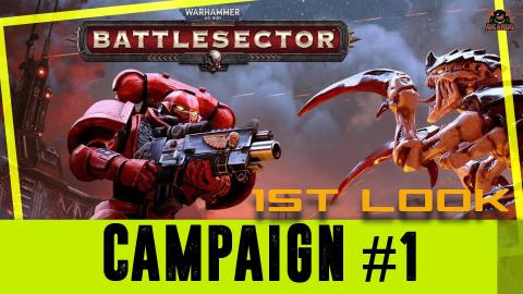 Warhammer 40k Battlesector Campaign Mission 1 Walkthrough...
