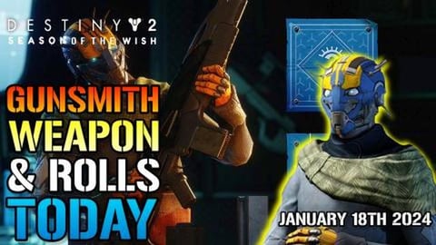 Destiny 2: Gunsmith Legendary Weapons & Rolls TODAY! Janu...