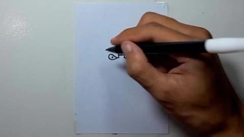 Drawing Grafiti angry-cartoon-purple-octopus shorts