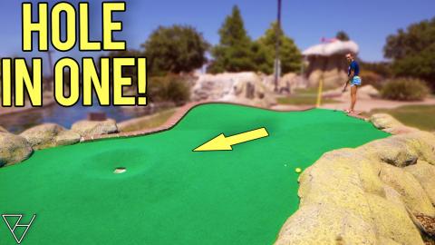 EPIC Mini Golf Hole In Ones! - Crazy Putts! - Part 1