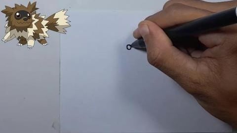 Drawing Pokemon ZIGZGOON