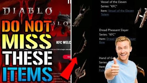 Dont Miss These Amazing Diablo 4: Items! New KFC Promo It...