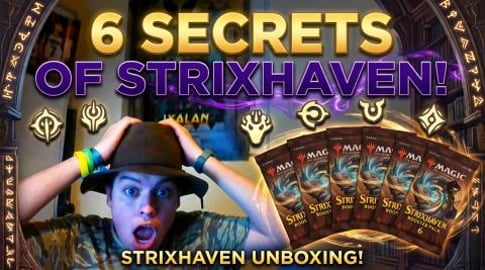 MTG Opening 6 Secrets of Strixhaven Booster packs!