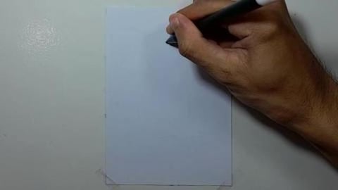 Drawing sharp toothed shark graffiti