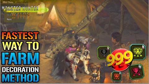 Monster Hunter Wilds: The FASTEST INFINITE Decoration & R...