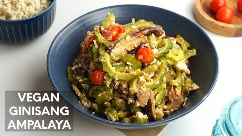 Vegan Ginisang Ampalaya | Tasty Sauteed Bitter Gourd Reci...