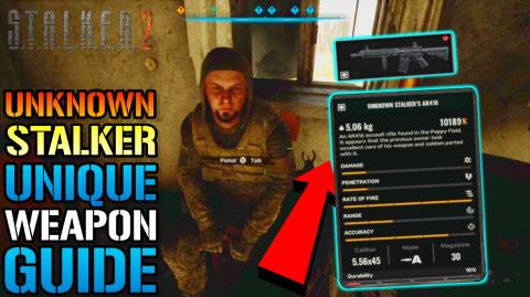 Stalker 2_ _Unknown Stalker_ AR 416 Unique Weapon Guide! ...