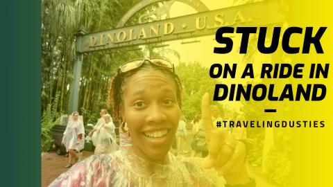 #TravelDusties | Disney's Dinoland, USA | Stuck On A Ride...