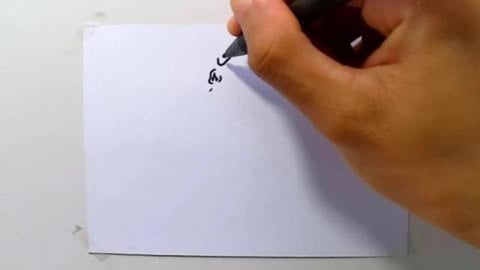 Draw Angry and chasing cartoon graffiti shorts