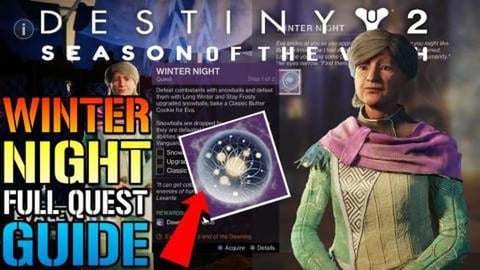 Destiny 2: "Winter Night" FULL Quest Guide! How To Get Th...